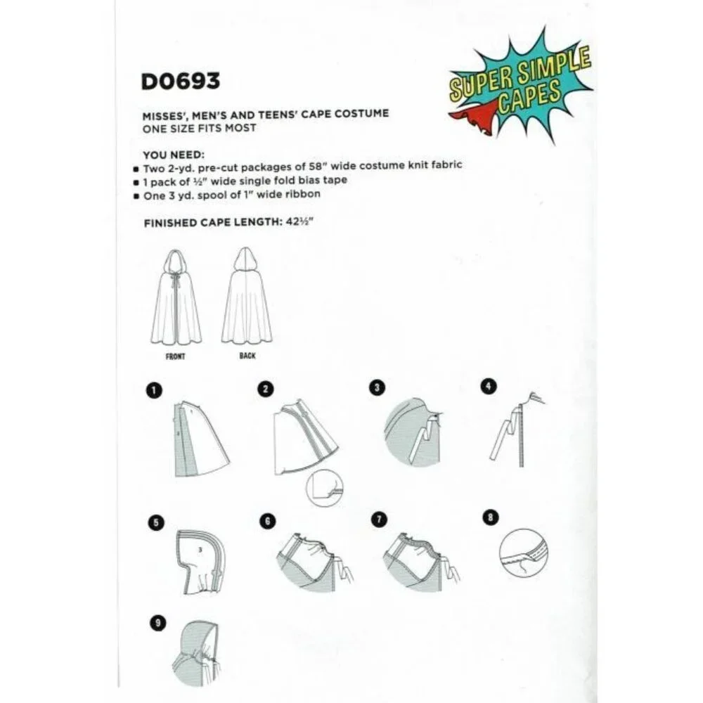 Simplicity sewing pattern